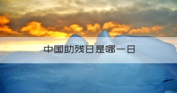 中国助残日是哪一日，全国2023助残日是每年5月的哪一天图1