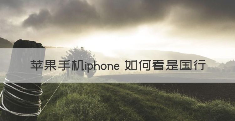 苹果手机iphone 如何看是国行图1