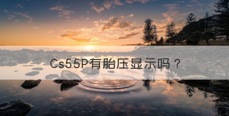 Cs55P有胎压显示，长安cs55胎压信息在哪里可以看图1