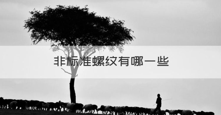 非标准螺纹有哪些，什么是非密封管螺纹图1