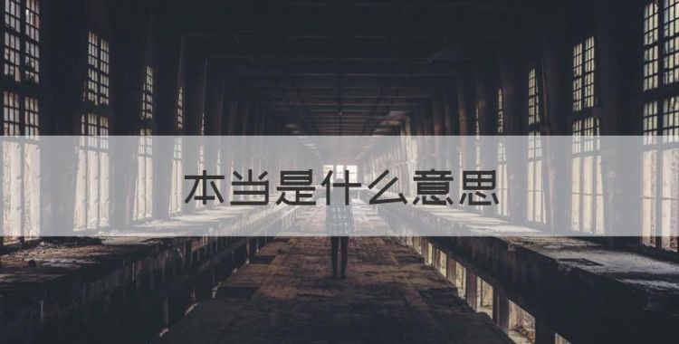 本当是什么意思，本来和原本两个词有什么区别图1