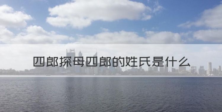 四郎探母说的是什么故事，四郎探母四郎的姓氏是什么图1