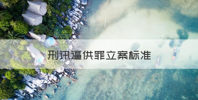 刑讯逼供罪立案标准，偷税漏税罪的立案标准是什么图1