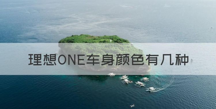 理想one内饰颜色，理想ONE车身颜色有几种图1