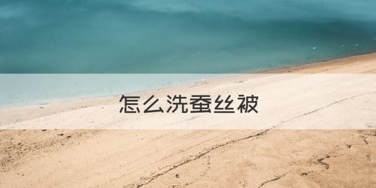 怎么洗蚕丝被，蚕丝被套怎么洗简单方法图1