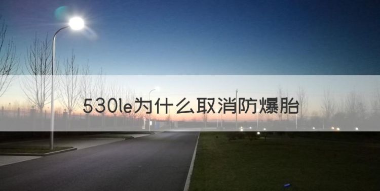 530le为什么取消防爆胎，宝马530le电池换一次多少钱图1