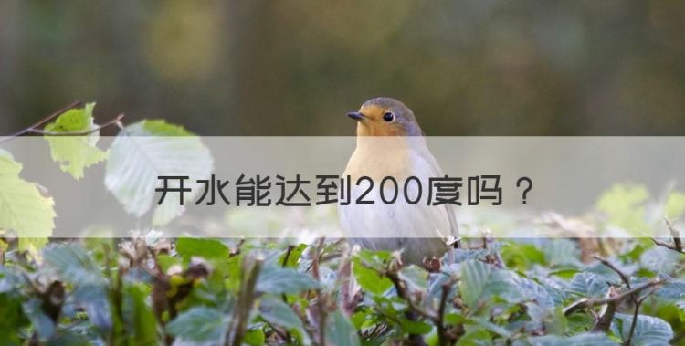 开水能达到200度图1