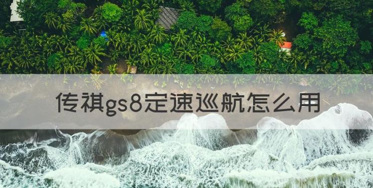 传祺gs8按键说明书，传祺gs8定速巡航怎么用图1