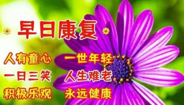 关于祝福康复的句子，祝病人康复的经典句子亲人图6