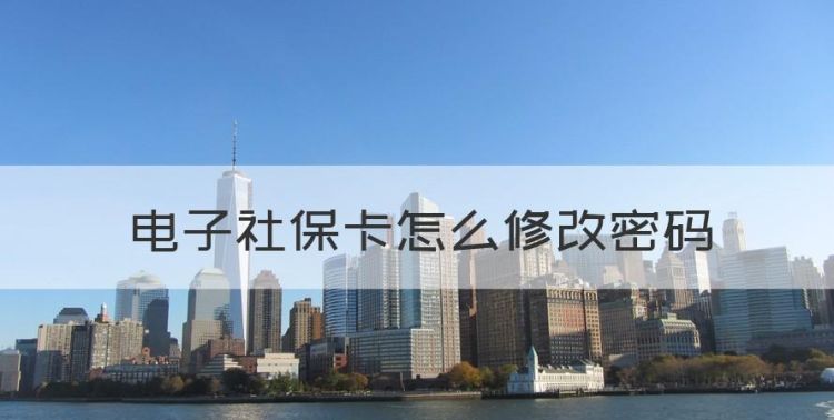 社保卡如何找回密码，电子社保卡怎么修改密码图1