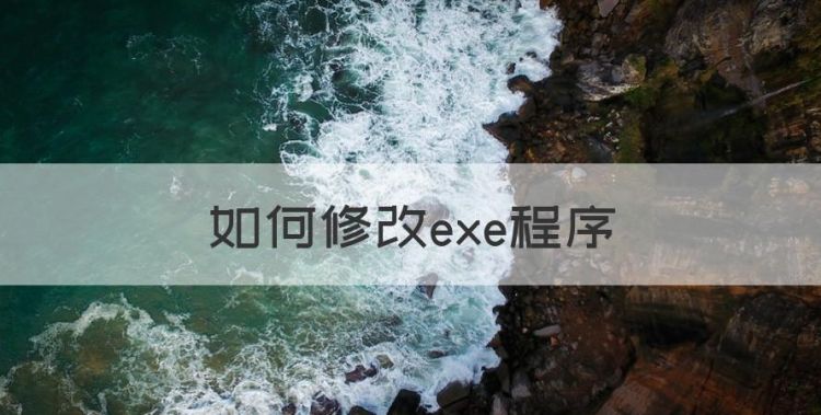 如何修改exe程序，如何修改exe文件代码图1