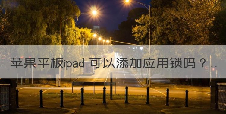 ipad可以添加应用锁吗，苹果平板ipad 可以添加应用锁图1