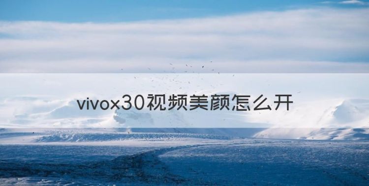 vivox30美颜怎么开，vivox30手机微信怎么设置密码图1