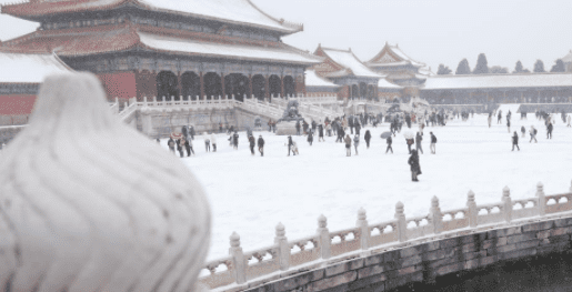 关于故宫的优美句子，赞美故宫雪景的诗句图2