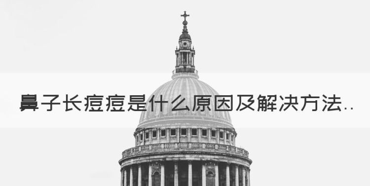 鼻子长痘痘是什么原因，鼻子长痘痘红肿疼痛什么原因图1