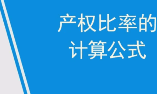 产权比率计算公式，产权比率是怎么算出来的图5