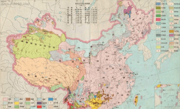 各民族分布呈现什么的特点图5