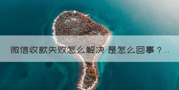 微信收款失败怎么回事图1