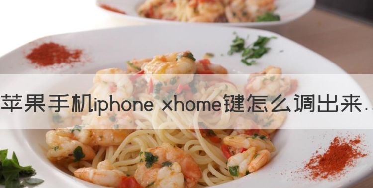 苹果手机iphone xhome键怎么调出来图1