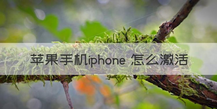 苹果手机iphone 怎么激活，苹果手机怎么激活使用教程