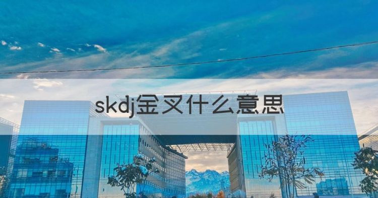 skdj金叉什么意思，skdj指标是什么意思