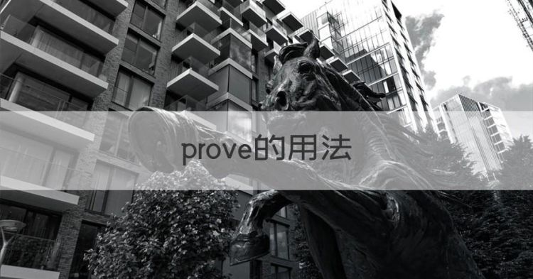 prove的用法图1