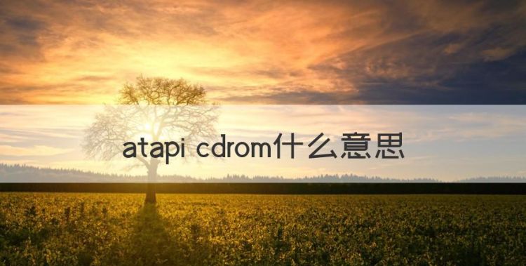 atapi cdrom什么意思图1