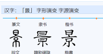 风景的景的含义，景字什么意思取名好不好图2