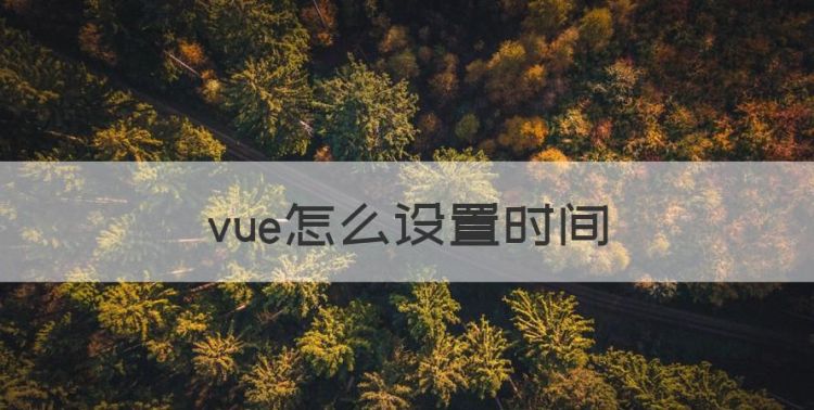 vue怎么设置时间图1