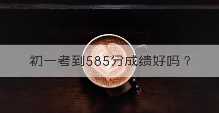 初一考到585分成绩好，初中一年级满分580,考多少算好学生图1