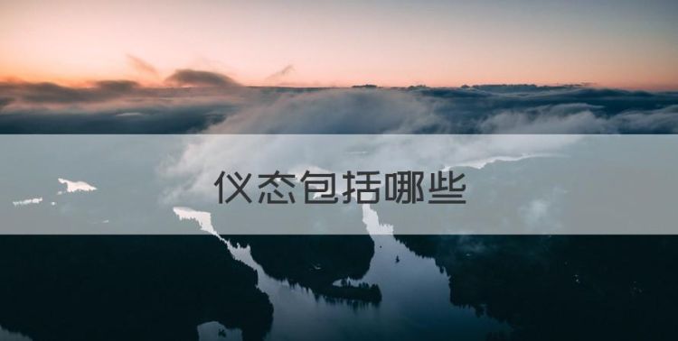 仪态包括哪些，仪态包括哪几个方面分别是什么图1