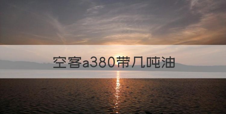 空客a380带几吨油，A380飞机能坐多少人图1