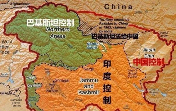 克什米尔是中国领土吗，克什米尔地区有中国土地图2