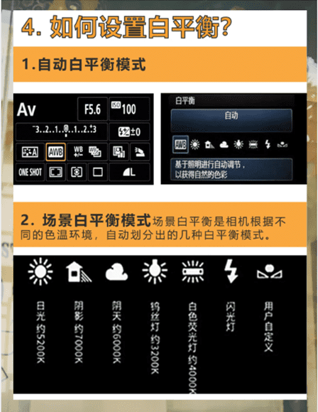 如何设置白平衡，数码相机的白平衡设置的作用图5