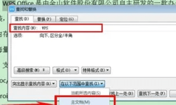 wps文档怎么在全文里查找，怎么用wps快速的查找文字内容图3