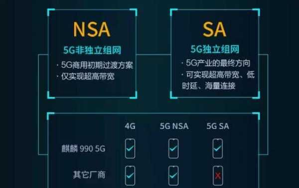 NSA和SA是什么，sansa模式是什么意思图2