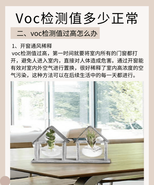 室内voc多少算正常，voc检测值多少正常mg/m3图2