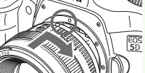 佳能550d如何换镜头，佳能相机换镜头方法图2