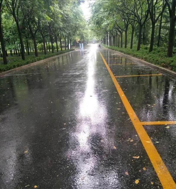 下雨地面上的泡泡怎么来的，雨水打在地上为什么会有小泡泡的声音图2