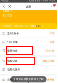 金条逾期后可以分期，京东金条借三万一个月利息多少图3