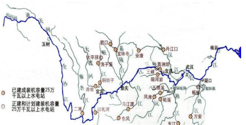 三峡大坝中下有几个省，三峡大坝下游有哪些省图1