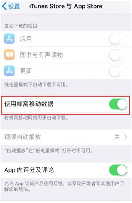 苹果手机iphone 移动数据开关在哪里图5