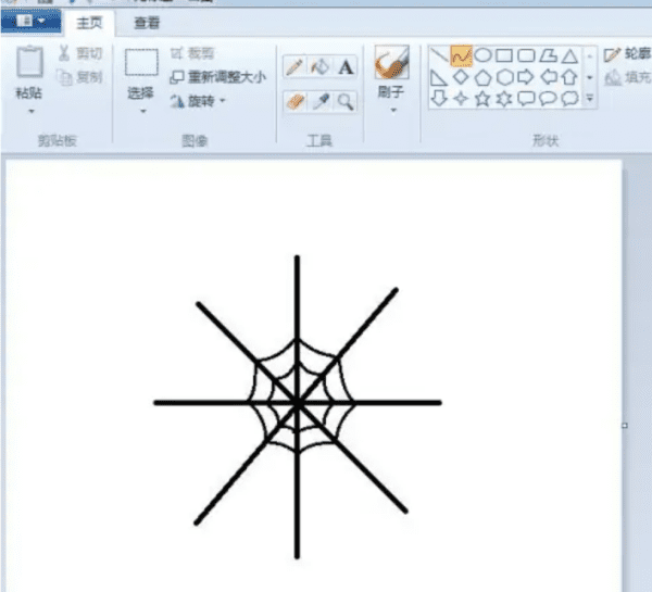 蜘蛛网怎么画，蜘蛛网图怎么画python图5