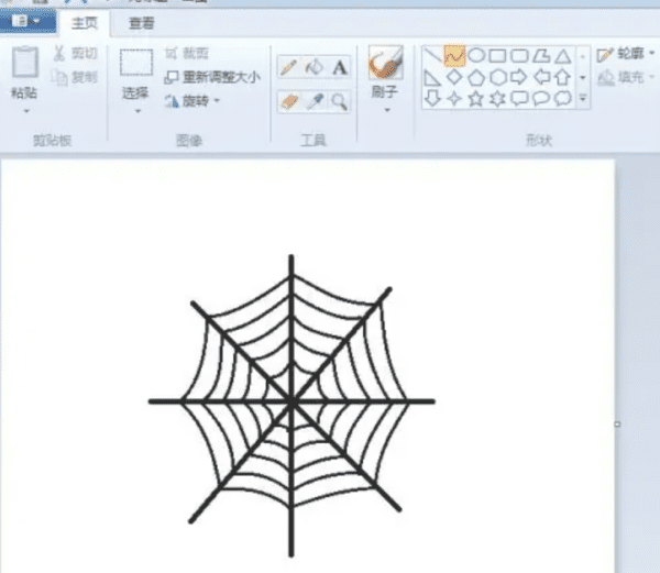 蜘蛛网怎么画，蜘蛛网图怎么画python图6