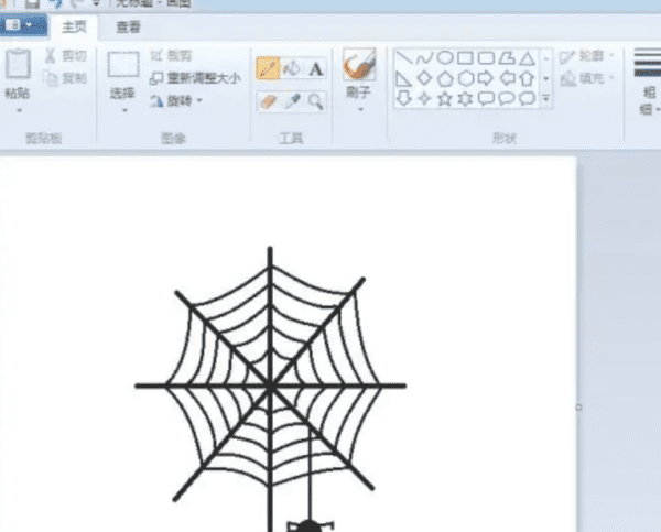 蜘蛛网怎么画，蜘蛛网图怎么画python图7
