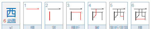 西的第五笔名称叫什么，西第五笔是竖折还是竖弯百科