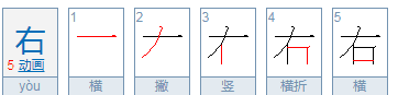 右的音节是什么，右边的右的拼音怎么写图1