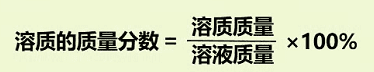 溶液的质量分数是什么，溶液的质量分数的公式图1