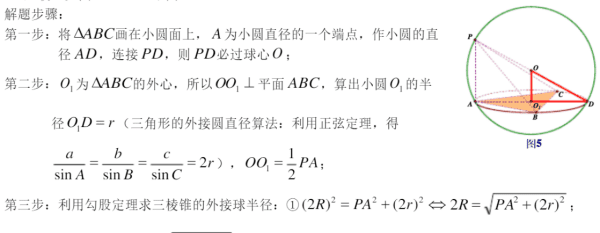 圆锥的外接球半径怎么，立体几何的圆锥的外接球的半径怎么求图2