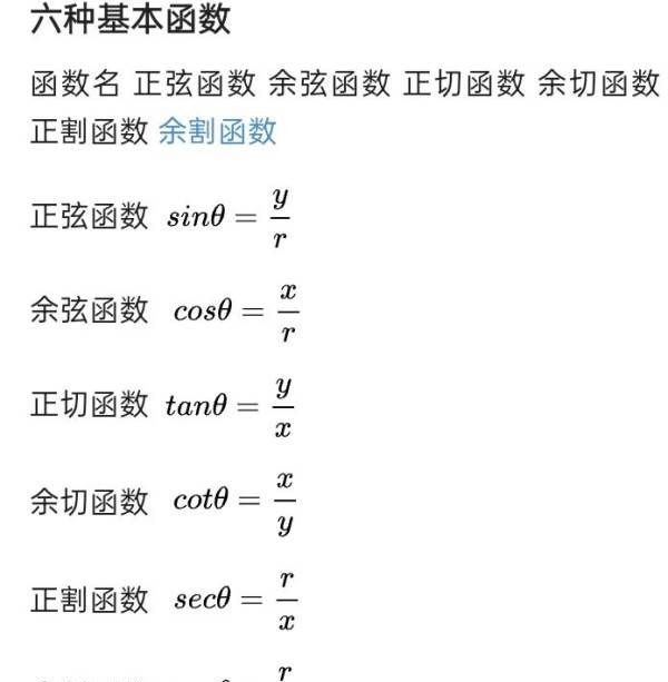 tana等于什么公式，tan三角函数怎么算图1